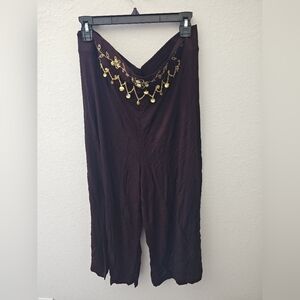 Victor Costa Occasion Knit Gaucho Pants